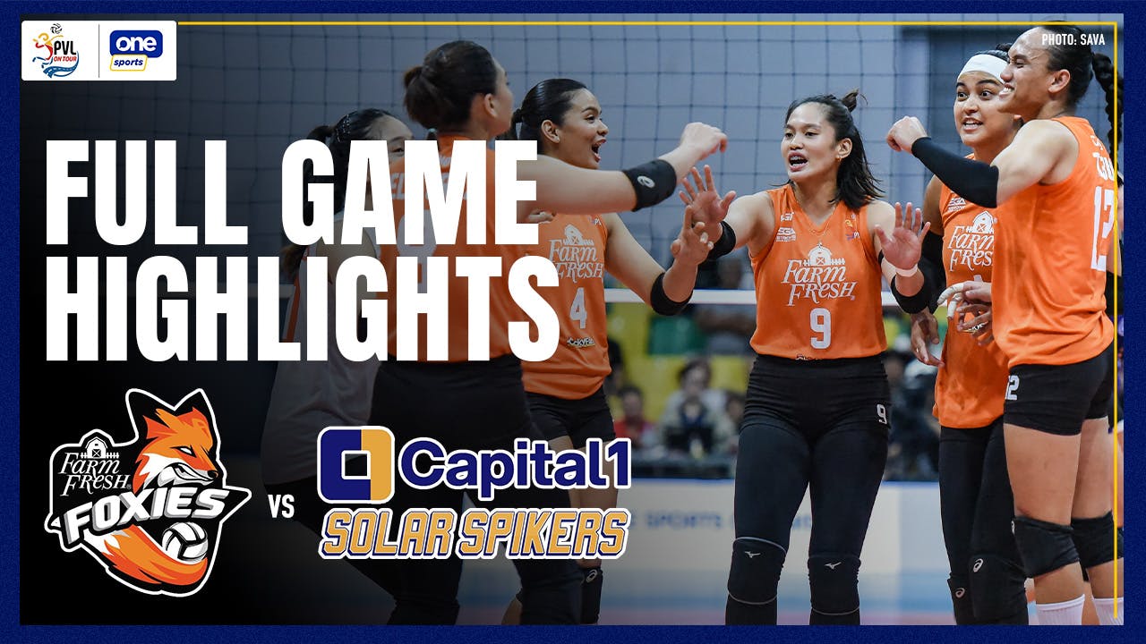Farm Fresh eliminates Capital1 in straight sets to reach quarterfinals | PVL Highlights